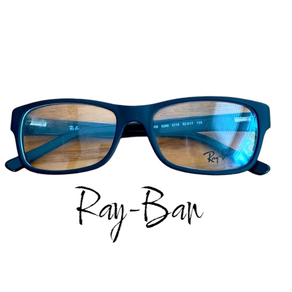 Ray-Ban Eyeglasses Style RB 5268 color 5119 Matte Black Size 52/17/135 w/ case